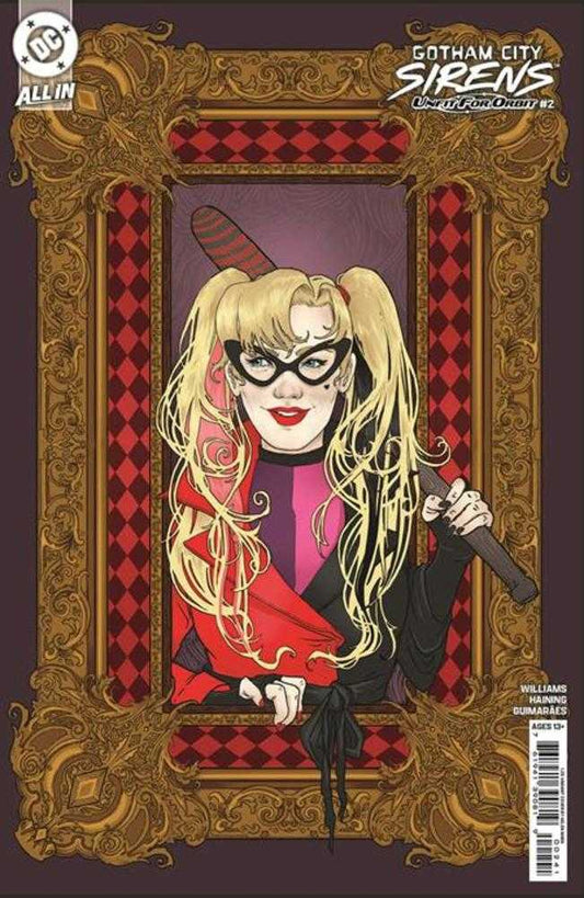 Gotham City Sirens Unfit For Orbit #2 (Of 5) Cover E 1:25 Helen Mask Card Stock Variant