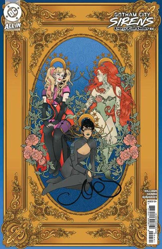 Gotham City Sirens Unfit For Orbit #4 (Of 5) Cover E 1:25 Helen Mask Card Stock Variant