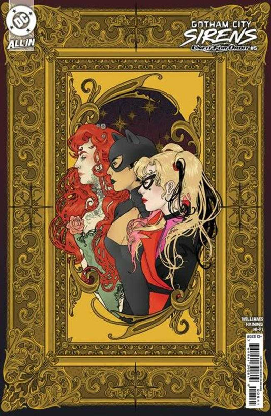 Gotham City Sirens Unfit For Orbit #5 (Of 5) Cover E 1:25 Helen Mask Card Stock Variant