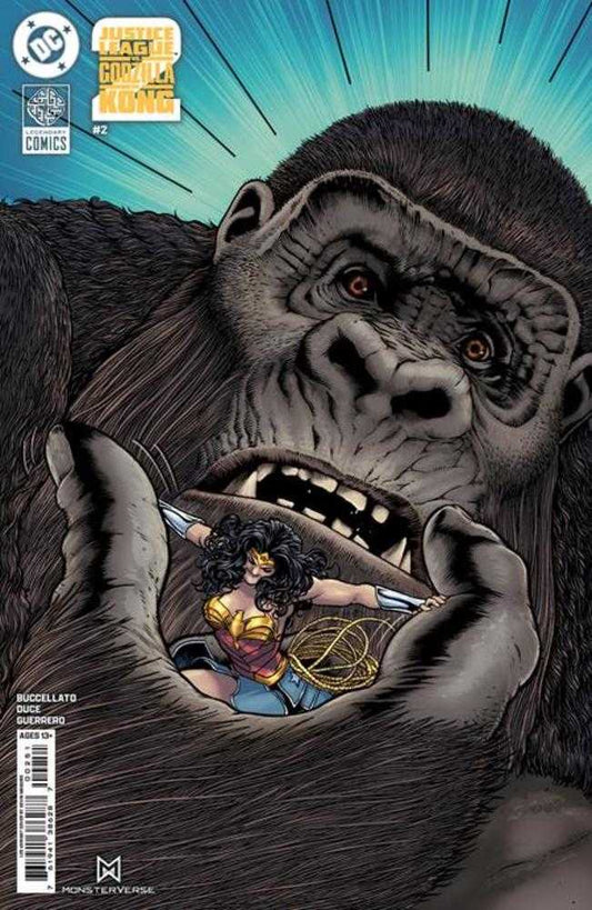 Justice League vs Godzilla vs Kong 2 #2 (Of 7) Cover E 1:25 Kevin Maguire Card Stock Variant