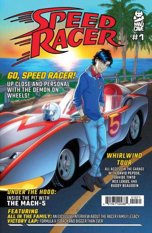 Speed Racer #1 Cover G 1:10 Chris Batista Car Magazine Homage Unlock Variant