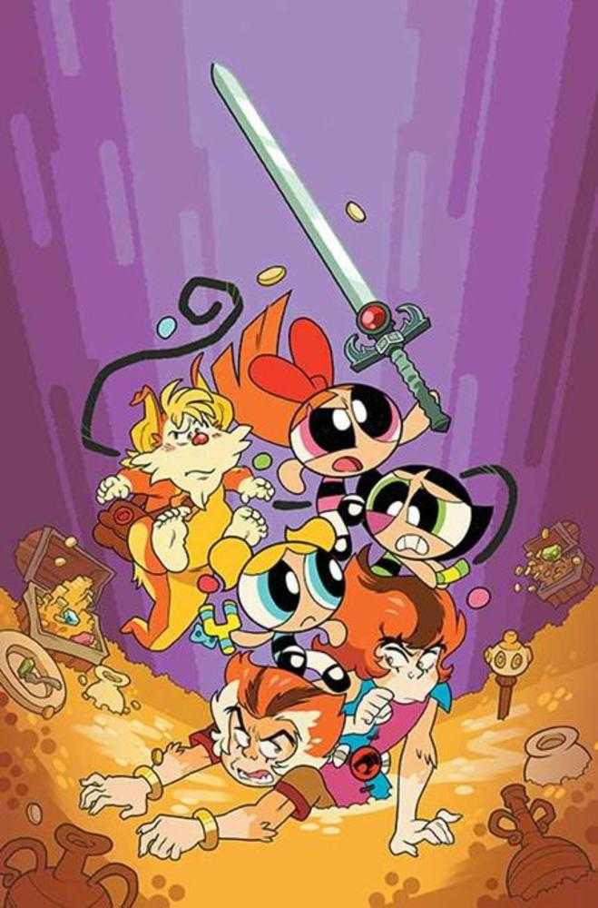 Thundercats Powerpuff Girls #2 Cover I Inc 1:20 Coleman Engle Full Art Variant