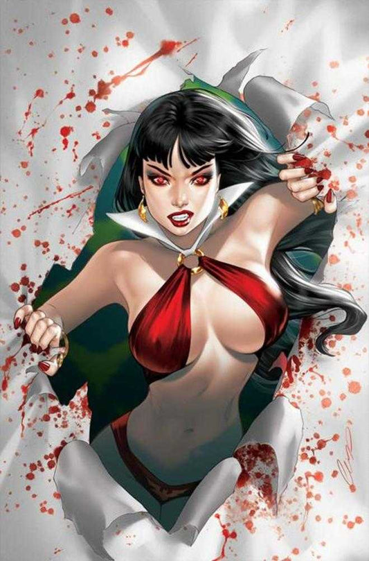 Vampirella (2025) #5 Cover K 1:15 Elias Chatzoudis Full Art Variant