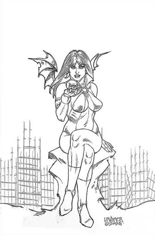 Vampirella Armageddon #1 Cover S 1:20 Joseph Michael Linsner Line Art Full Art Variant