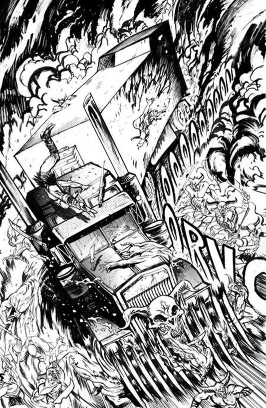 Big Rig #1 Cover H 1:25 Daniel Warren Johnson Bw Variant