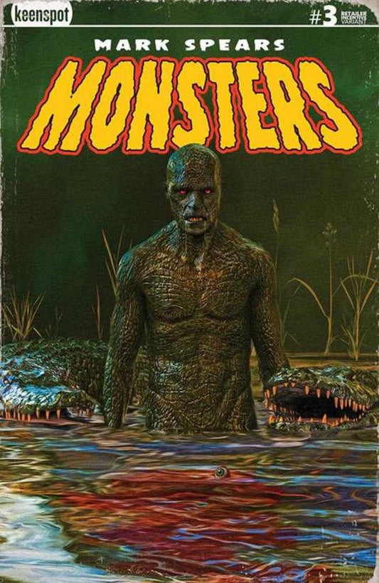 Mark Spears Monsters #3 2nd Print Cover B Inc 1:20 Mark Spears Swamp Things Variant (Free)