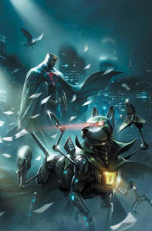 Blue Falcon & Dynomutt #1 Cover H Franceso Mattina Foil Virgin  Variant