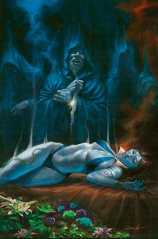 Vampirella (2025) #4 Cover Q 1:10 Lucio Parrillo Virgin Ultraviolet Foc Bonus Variant