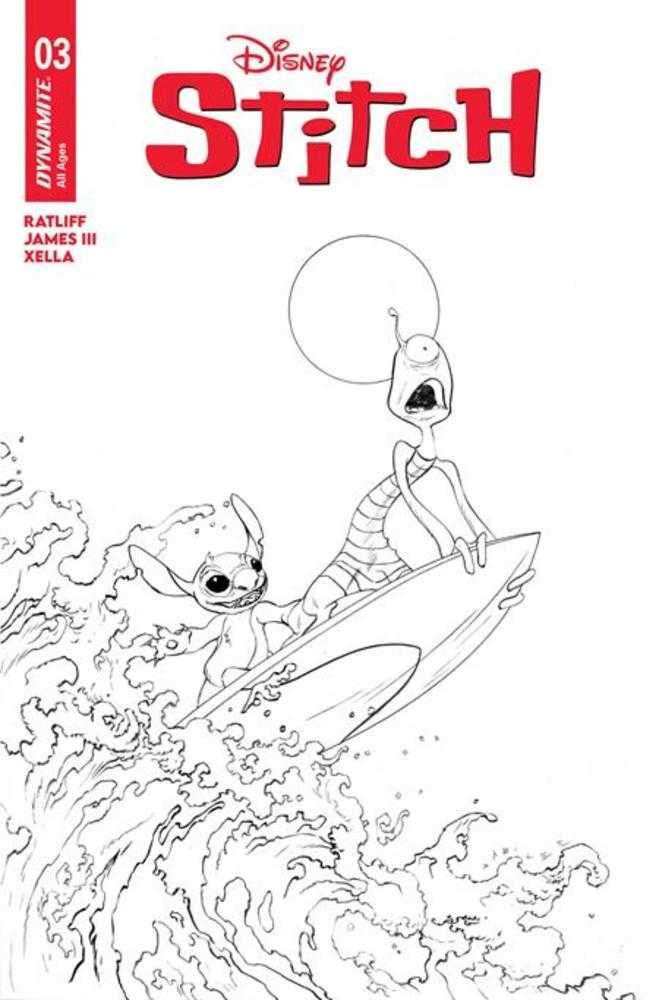 Stitch #3 Cover E 1:10 Jae Lee Line Art Variant