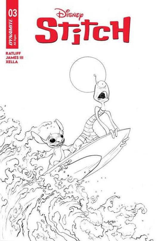 Stitch #3 Cover E 1:10 Jae Lee Line Art Variant