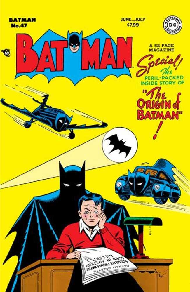 Batman #47 Facsimile Edition Cover B Bob Kane Foil Variant
