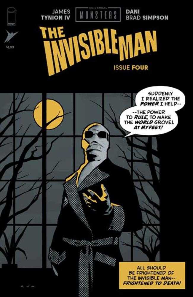 Universal Monsters The Invisible Man #4 (Of 4) Cover C 1:10 David Aja Pulp Variant