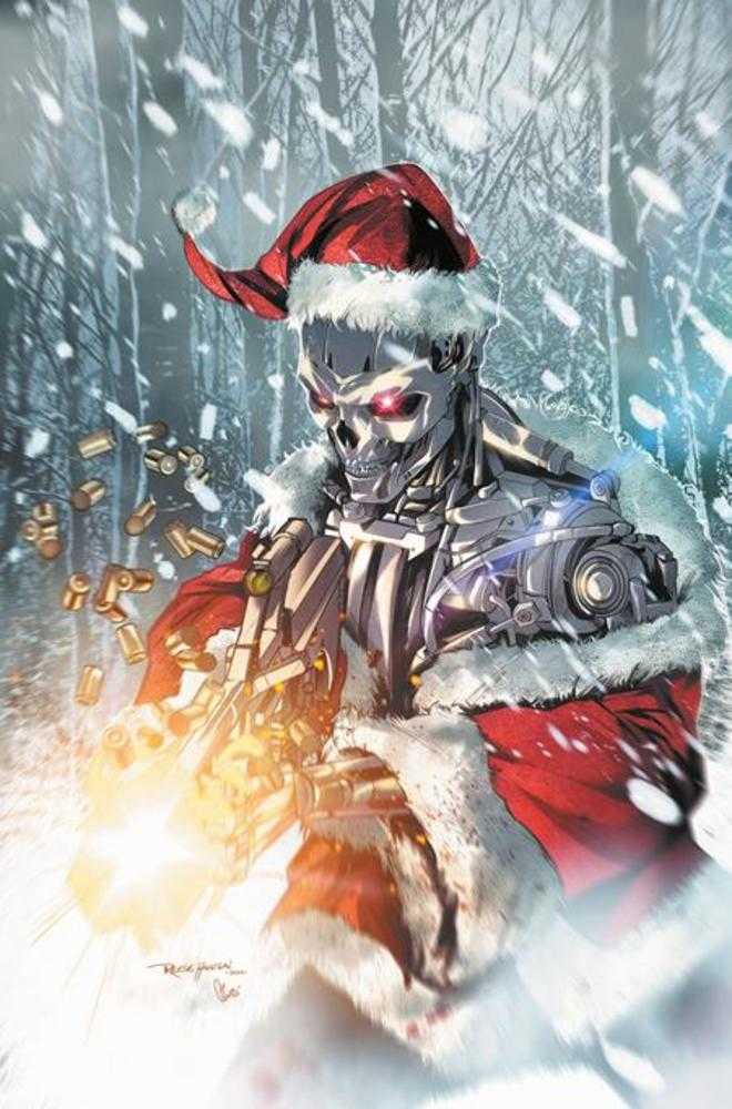 Terminator Santa Claus Is Coming To Town #1 (One Shot) Cover G Inc 1:15 Reese Hannigan Full Art Variant