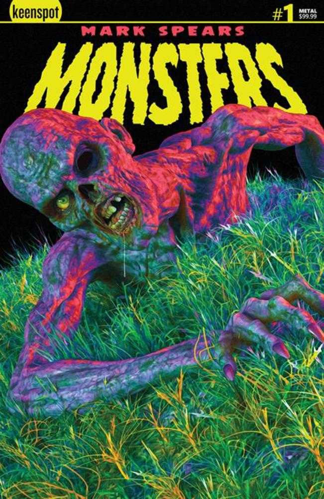 Mark Spears Monsters #1 6th Print Cover B Mark Spears Zombie Metal Variant