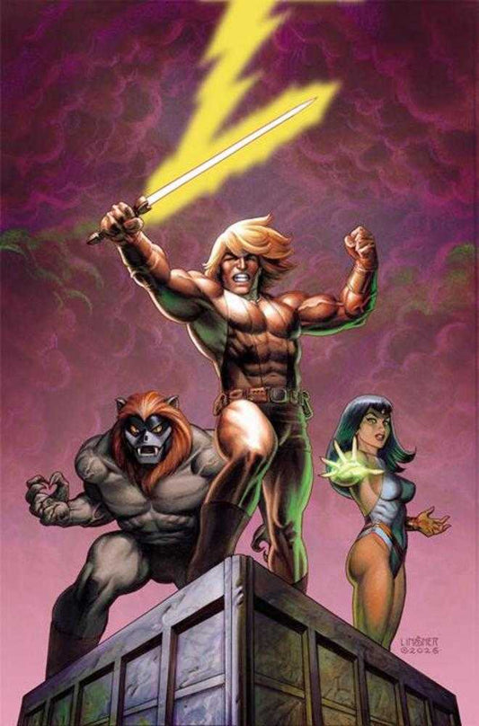 Thundarr The Barbarian #1 Cover O 1 in 25 Joseph Michael Linsner Line Art Full Art Variant