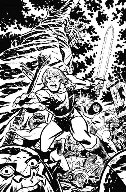 Thundarr The Barbarian #1 Cover P Inc 1:30 Michael Cho Line Art Full Art Variant