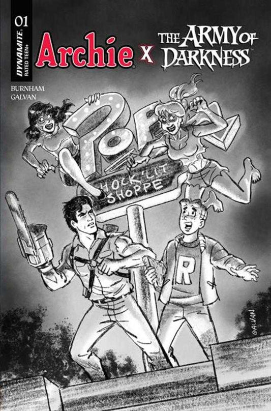 Archie X Army Of Darkness #1 Cover J 1 in 10 Bill Galvan Pencils Variant