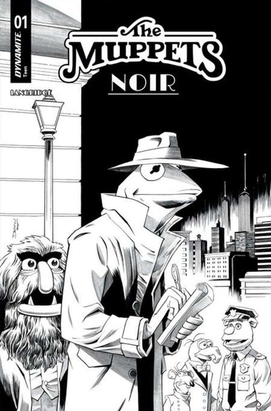 Muppets Noir #1 Cover F 1:10 Declan Shalvey Line Art Variant