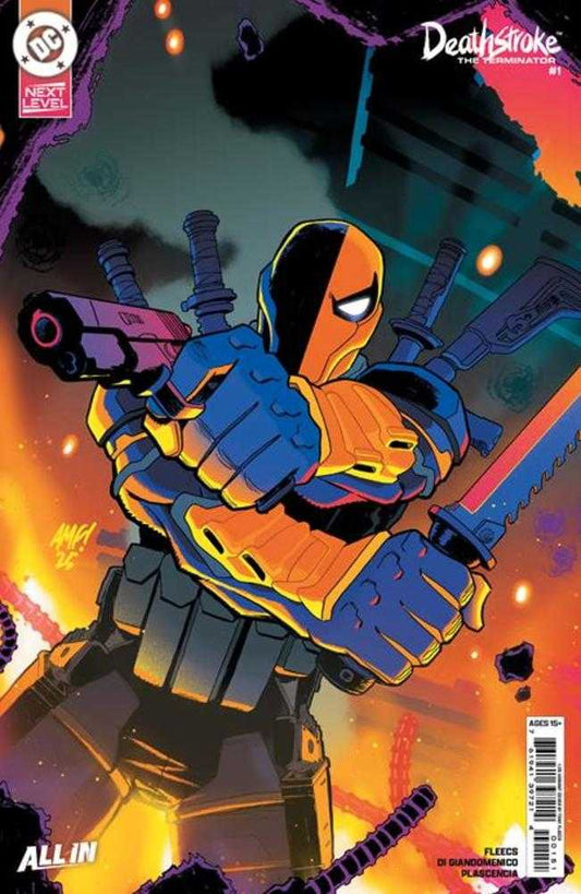 Deathstroke The Terminator #1 Cover G 1:25 Tony Fleecs Card Stock Variant