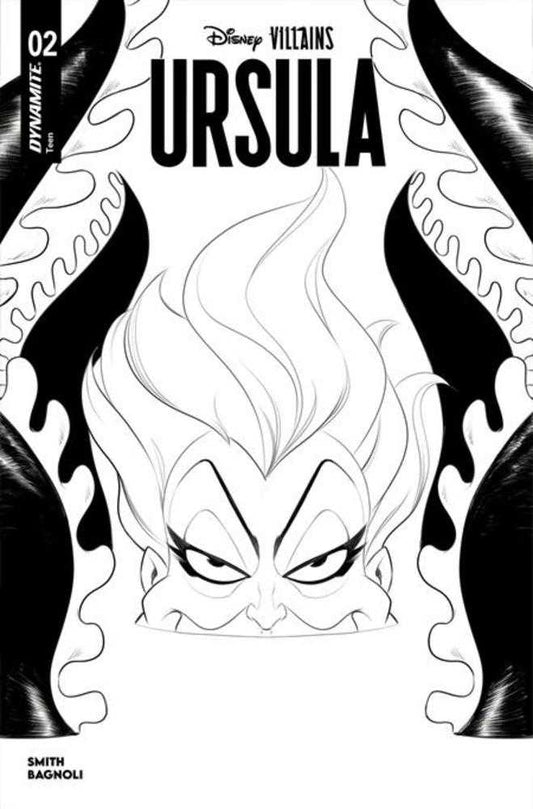 Disney Villains Ursula #2 Cover G 1:10 Robert Quinn Line Art Variant