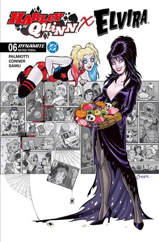 Harley Quinn X Elvira #6 Cover H 1:10 Amanda Conner Cookies Variant