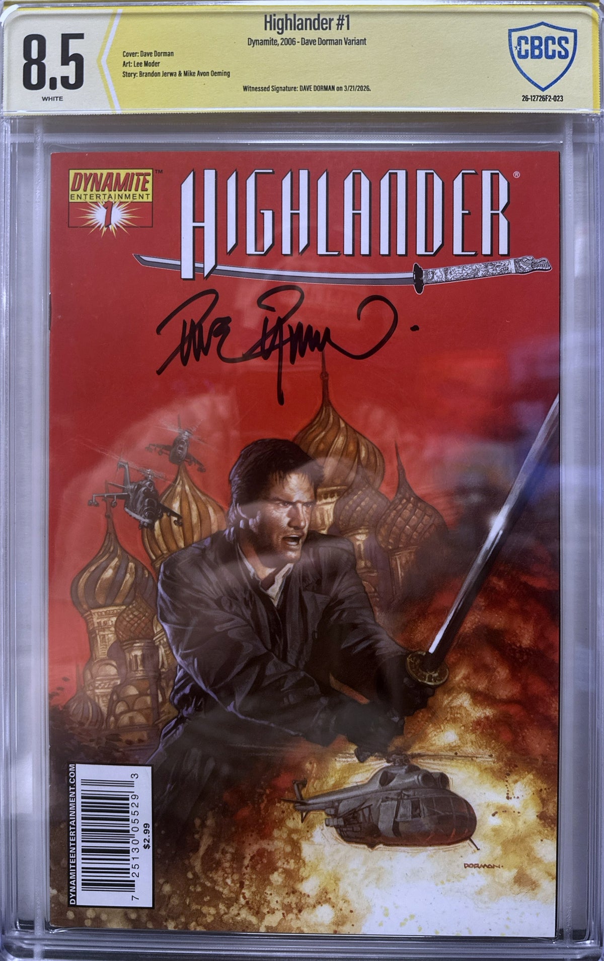 Highlander #1 CBCS 8.5