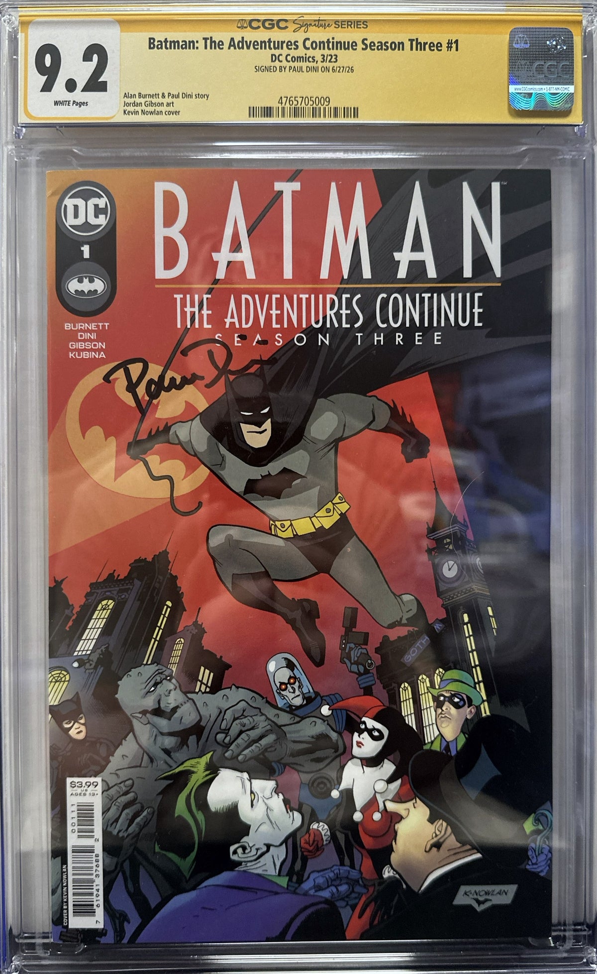 Batman: The Adventures Continue Season Three #1 CGC 9.2