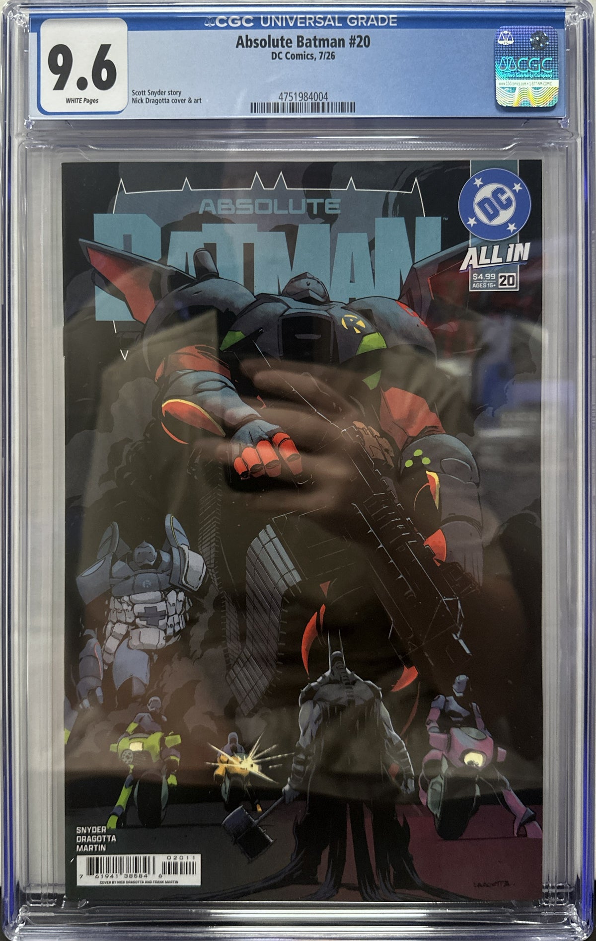 Absolute Batman #20 CGC 9.6