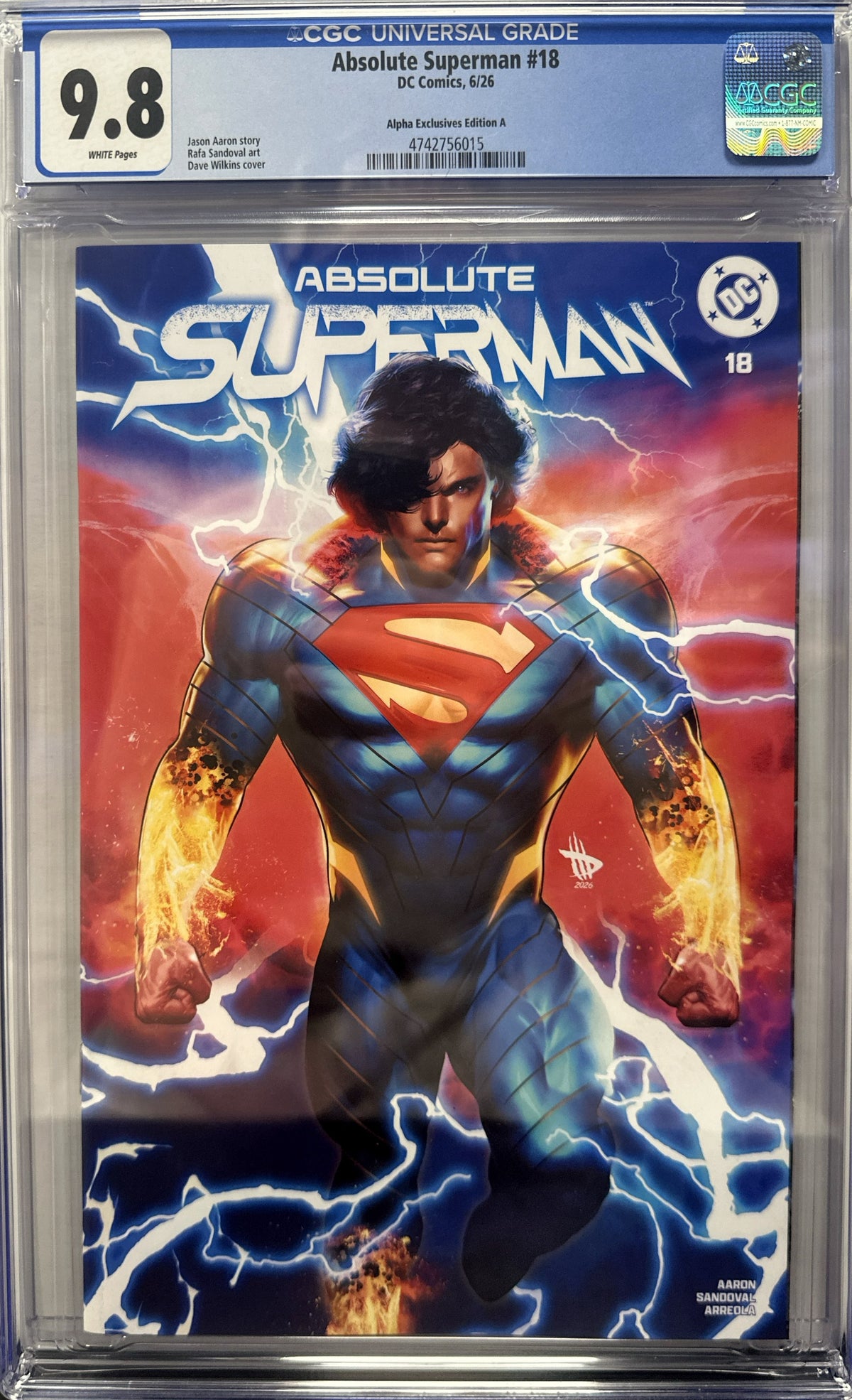 Absolute Superman #18 CGC 9.8