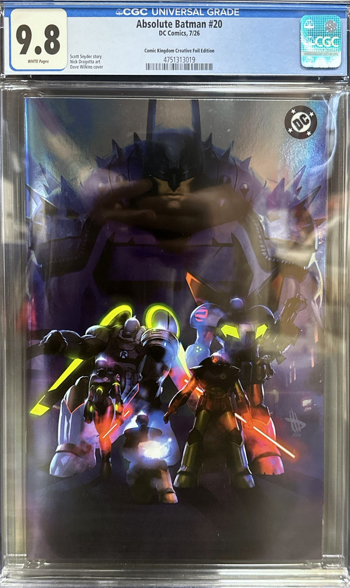 Absolute Batman #20 CGC 9.8