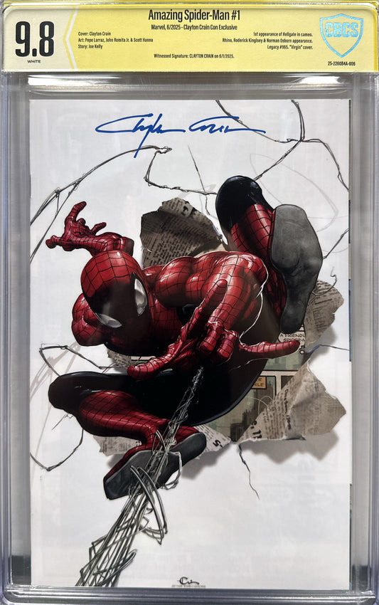 Amazing Spider-Man #1 Crain CBCS 9.8