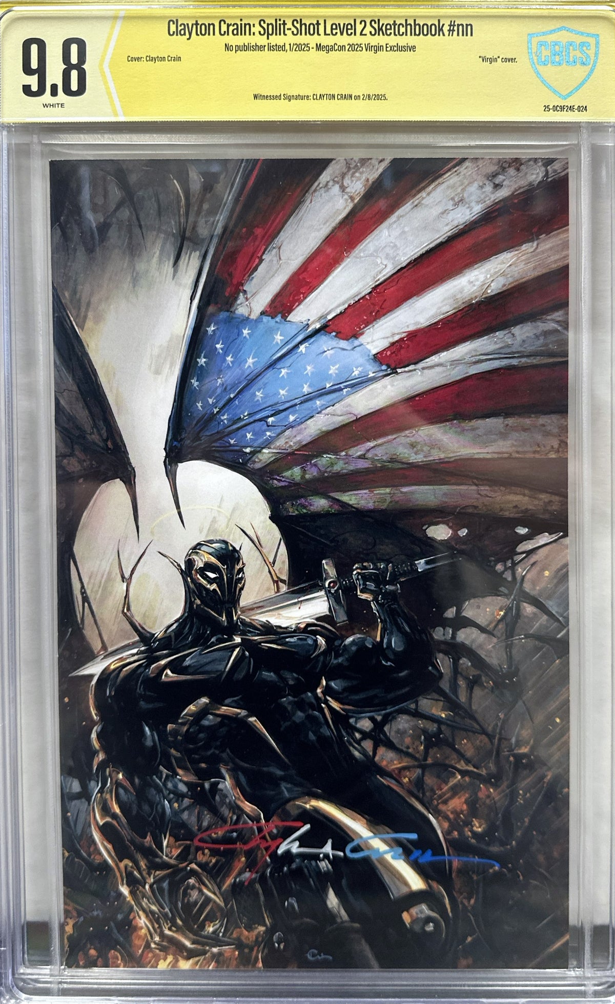 Clayton Crain: Split-Shot Level 2 Sketchbook CBCS 9.8