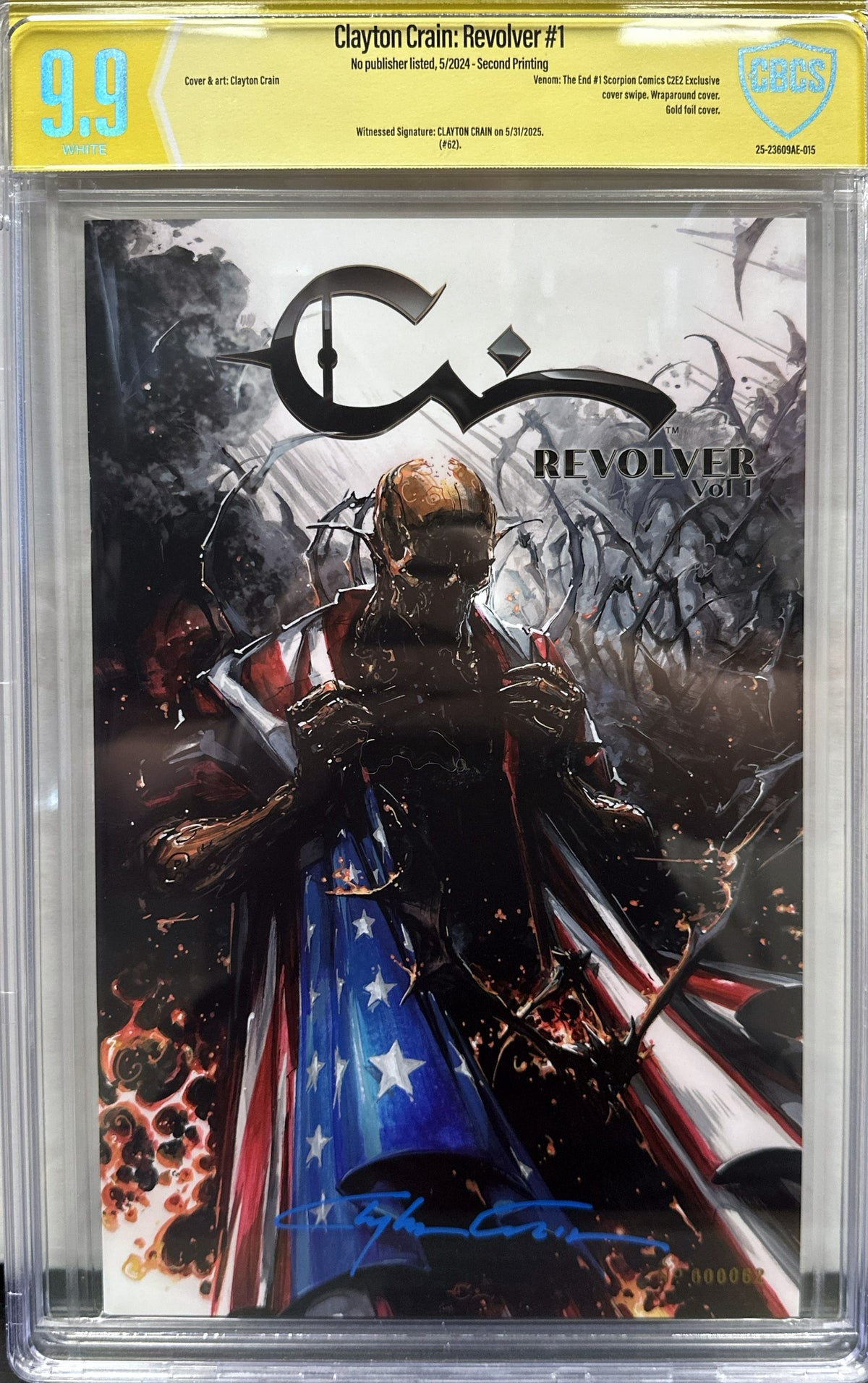 Clayton Crain: Revolver #1 CBCS 9.9