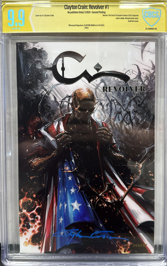 Clayton Crain: Revolver #1 CBCS 9.9