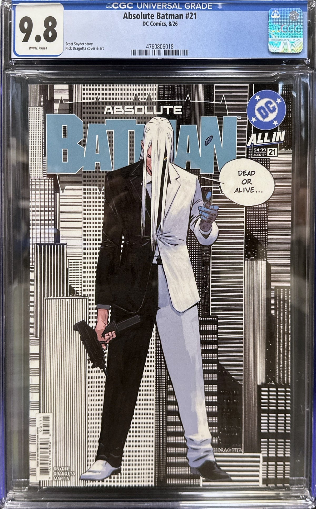 Absolute Batman #21 CGC 9.8
