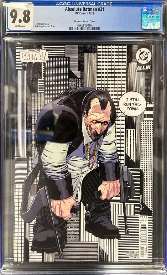 Absolute Batman #21 CGC 9.8