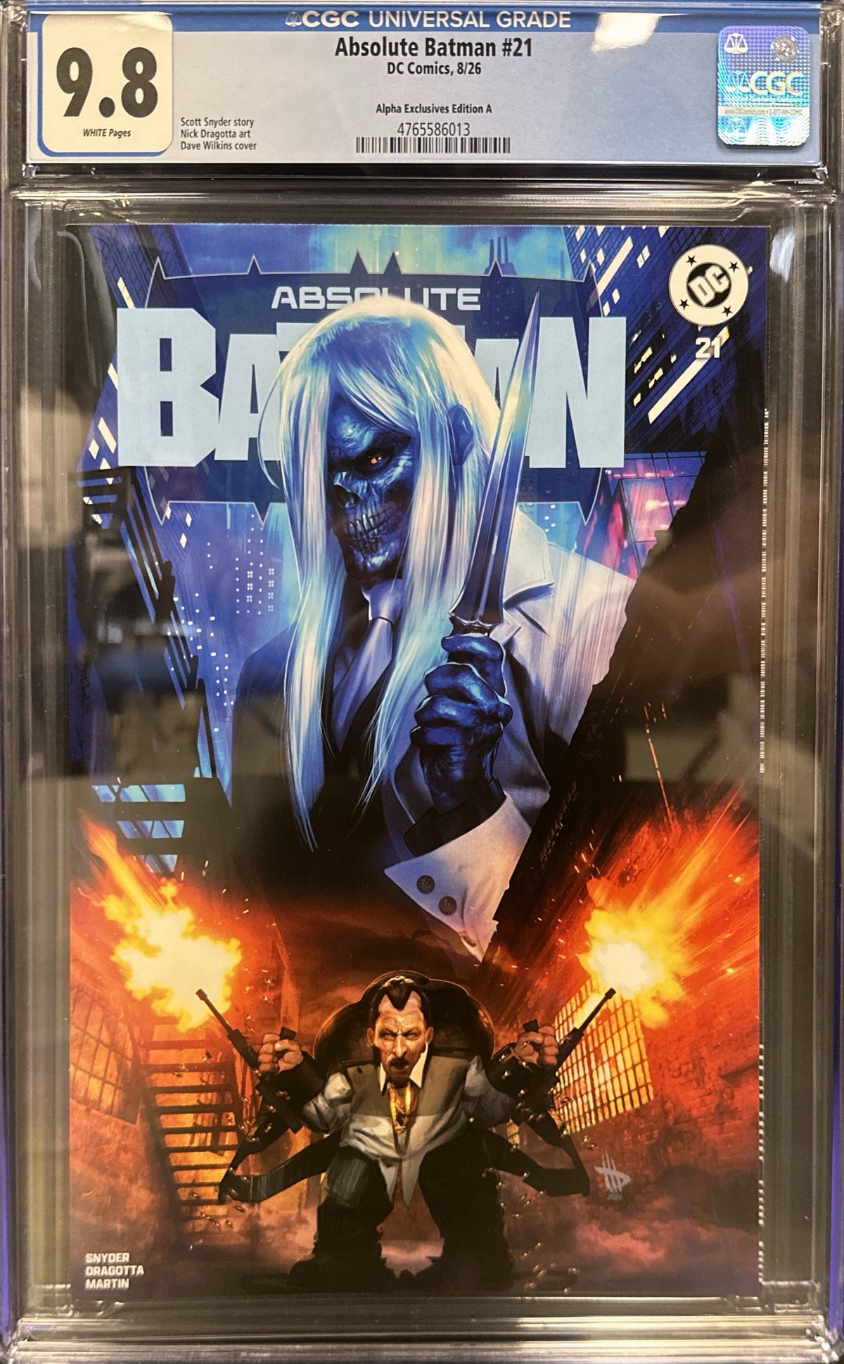 Absolute Batman #21 CGC 9.8 Wilkins