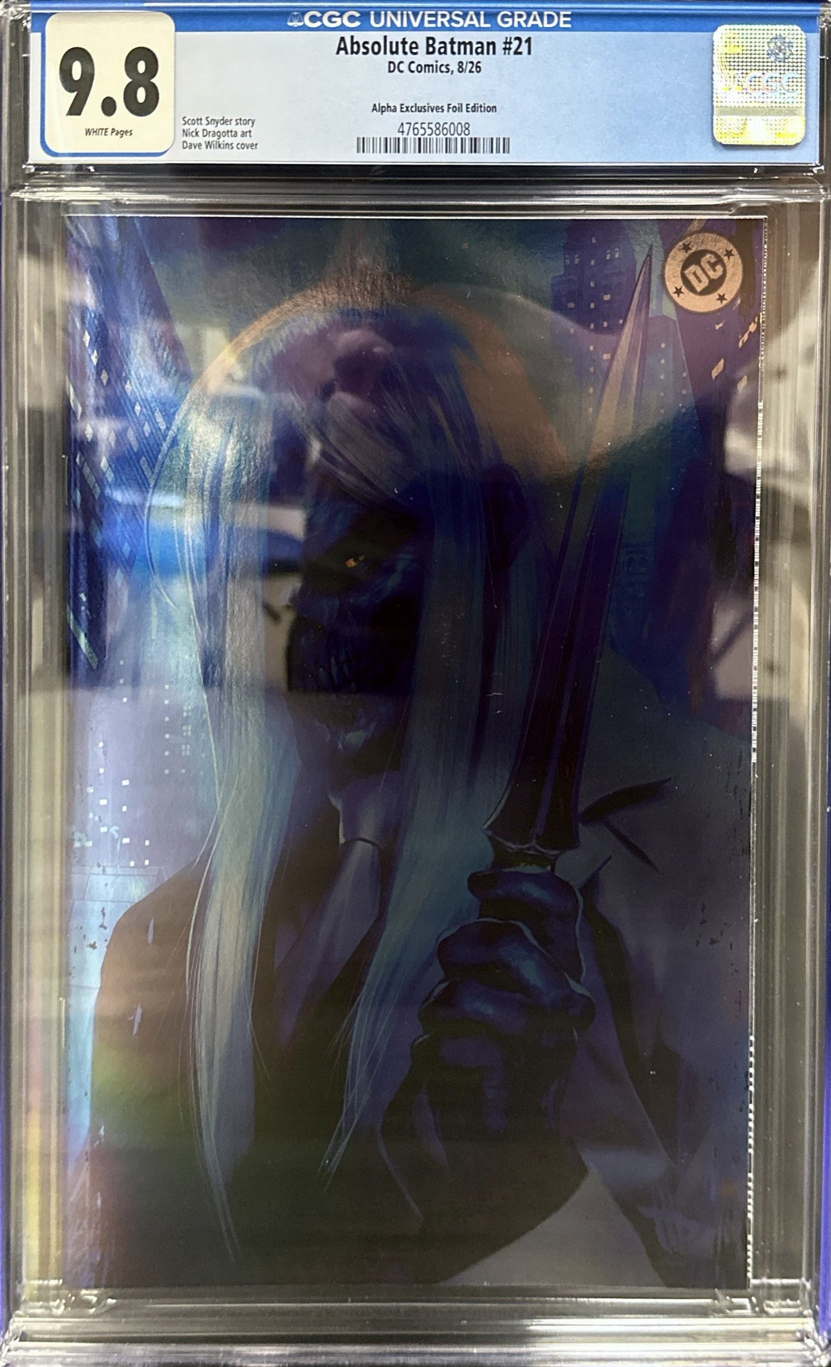 Absolute Batman #21 CGC 9.8 Wilkins