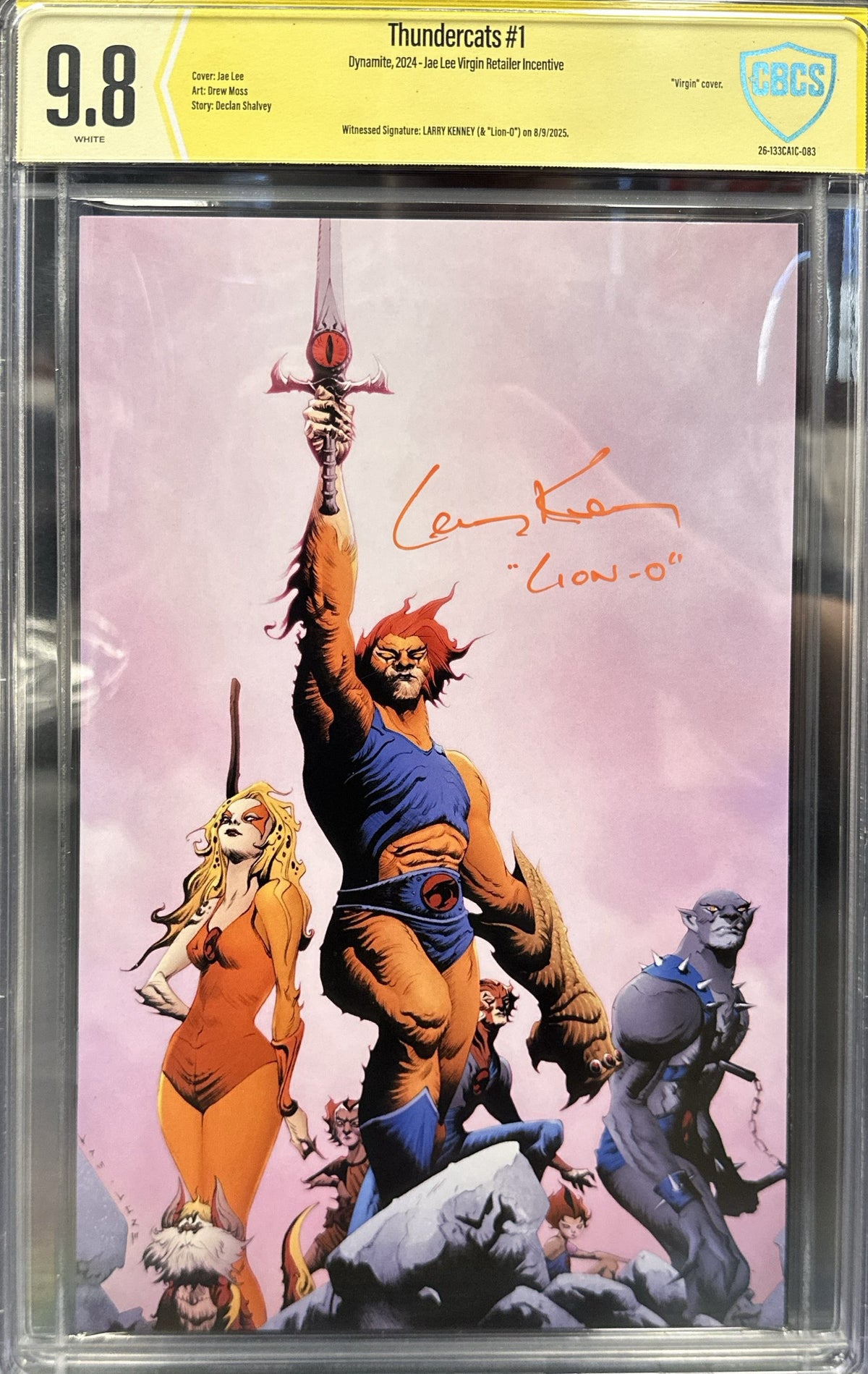 Thundercats #1 Jae Lee Retailer Incentive CBCS 9.8
