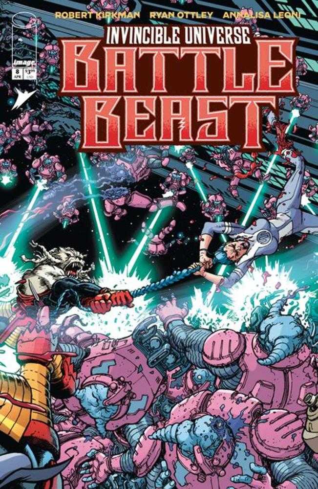 Invincible Universe Battle Beast #8 Cover C 1:10 Chris Burnham & Brian Reber Variant