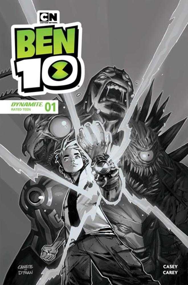 Ben 10 #1 Cover J 1:10 Eric Canete Line Art Variant