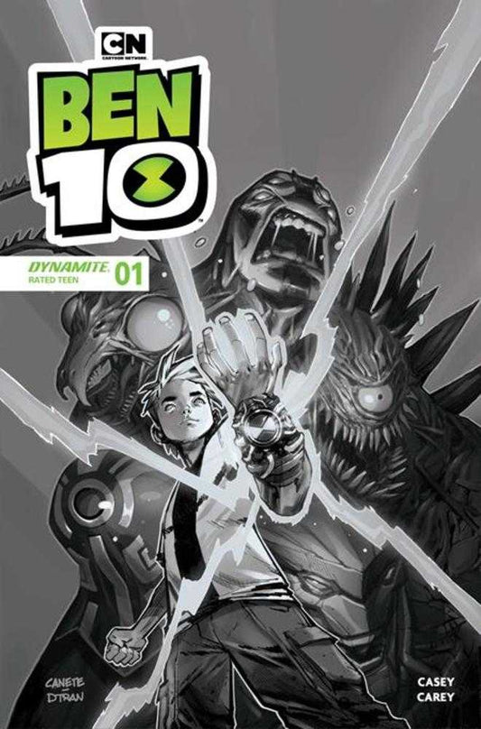 Ben 10 #1 Cover J 1:10 Eric Canete Line Art Variant