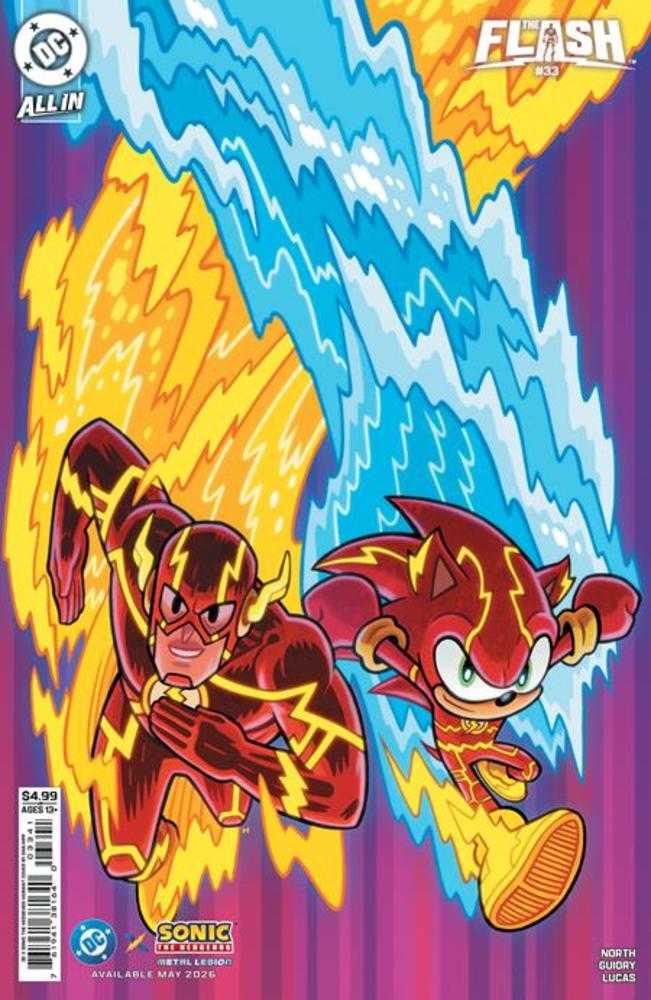 Flash #33 Cover D Dan Hipp DC X Sonic Card Stock Variant