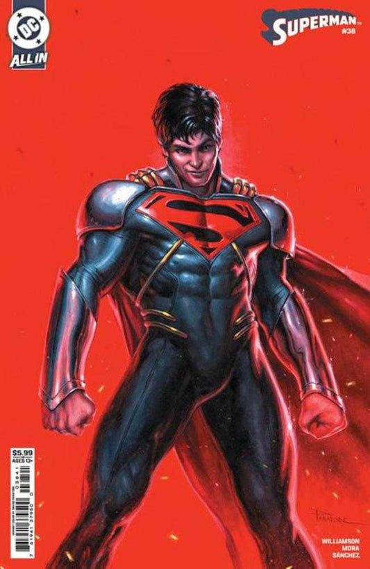 Superman #38 Cover D Davide Paratore Card Stock Variant (The Reign Of The Superboys)