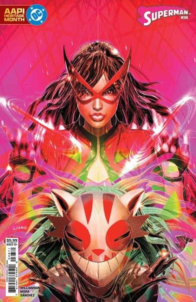 Superman #38 Cover G John Giang Aapi Heritage Month Card Stock Variant (The Reign Of The Superboys)