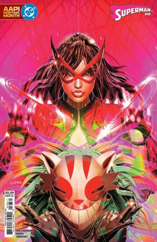 Superman #38 Cover G John Giang Aapi Heritage Month Card Stock Variant (The Reign Of The Superboys)