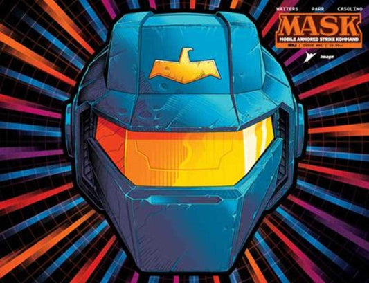 Mask #1 Cover Q Pye Parr & Luke Preece & Andres Juarez Die Cut Foil Mask Variant