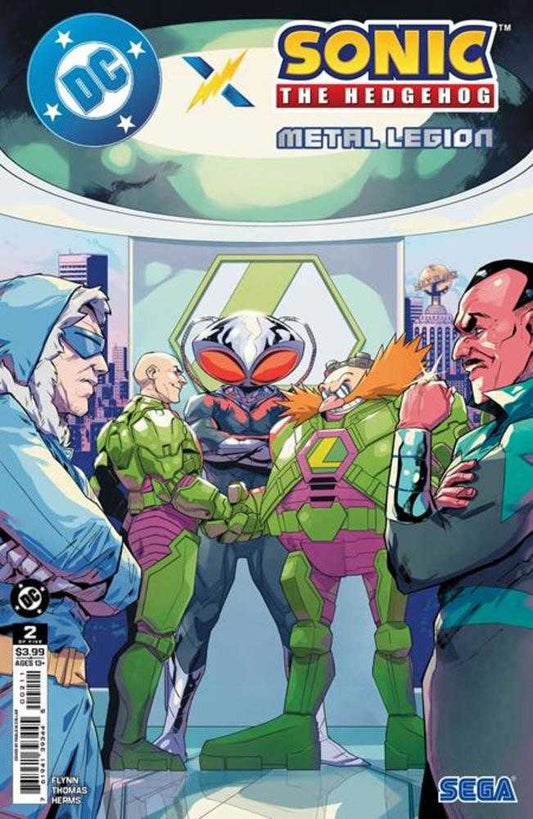 DC X Sonic The Hedgehog The Metal Legion #2 (Of 5) Cover A Pablo M Collar