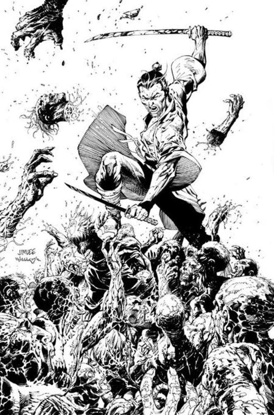 Dead Samurai #8 Cover D 1:10 Jim Lee Black & White Full Art Variant (Mature)