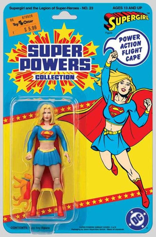 Supergirl And The Legion Of Super Heroes #23 Facsimile Edition Cover B Jason Geyer & Alex Saviuk Supergirl Super Powers Card Stock Variant